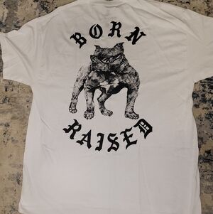 BORN X RAISED Classic White Tee